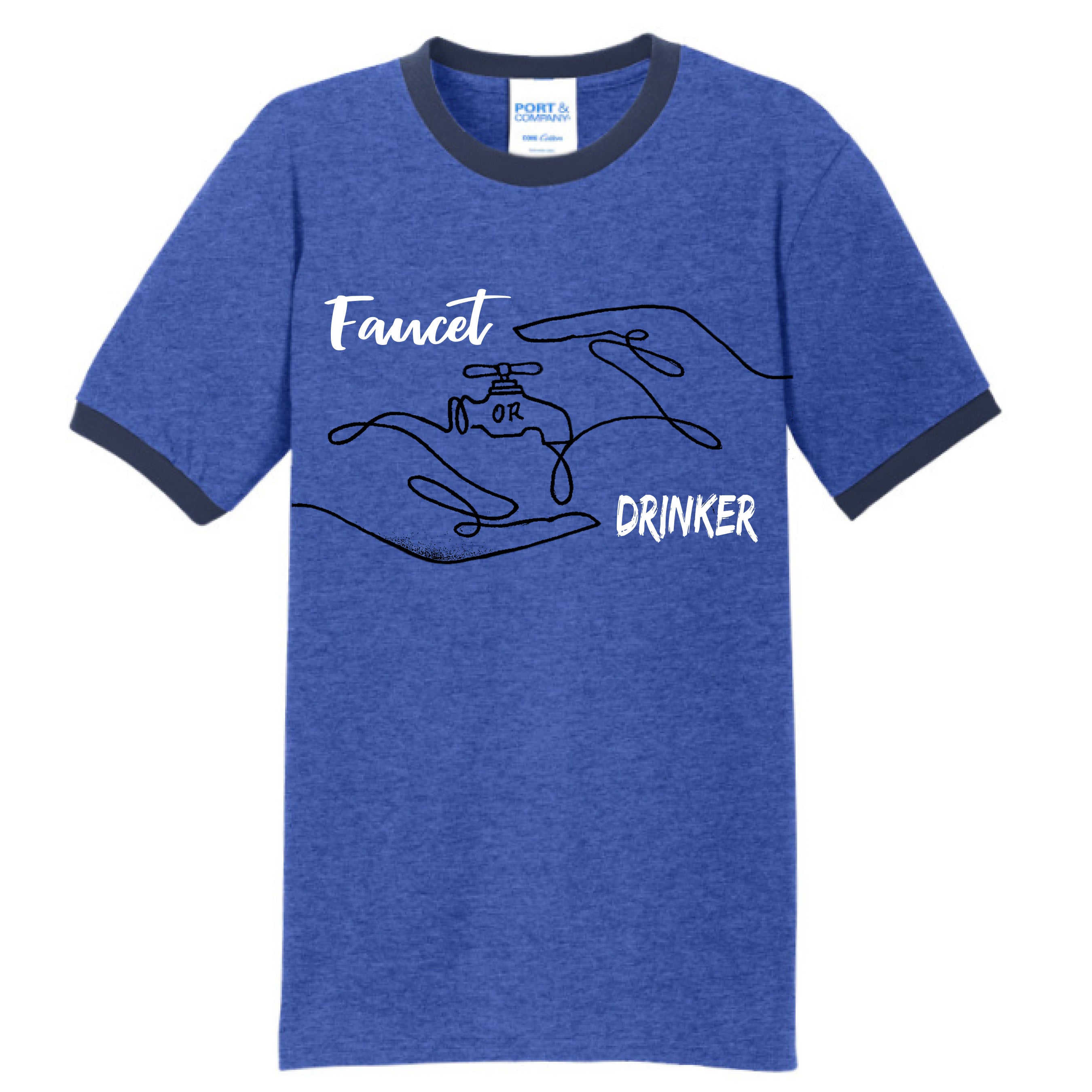 Heather Royal/ Navy - FRONT