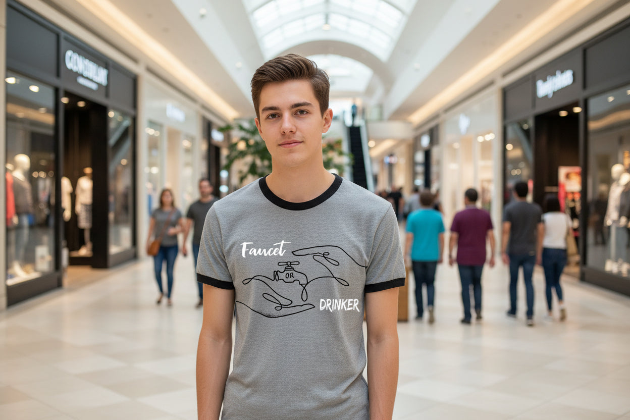 Athletic Heather/Jet Black - FRONT